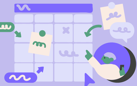 How to use online calendar whiteboards to plan and track your projects