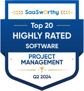 SaaSworthy Top 20 Highly Rated Software Project Management Q2 2024